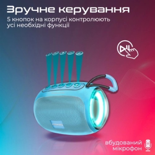 Акустическая система Promate Capsule-3 Blue (capsule-3.blue)
