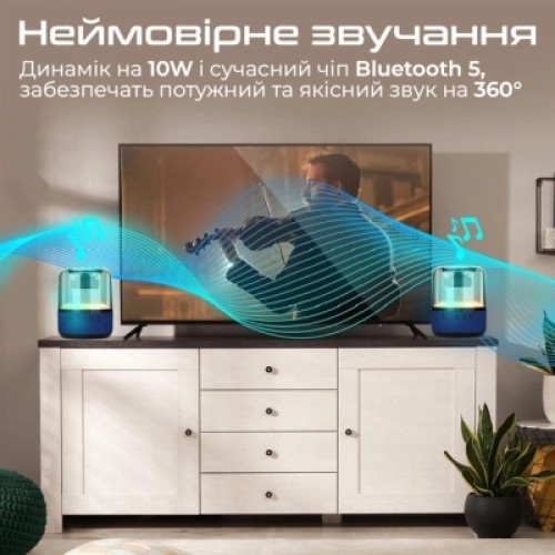 Акустическая система Promate Glitz-L Blue (glitz-l.blue)