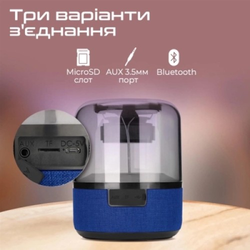 Акустическая система Promate Glitz-L Blue (glitz-l.blue)