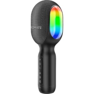 Микрофон Promate VocalMic Bluetooth 2 x AUX LED Black (vocalmic.black)