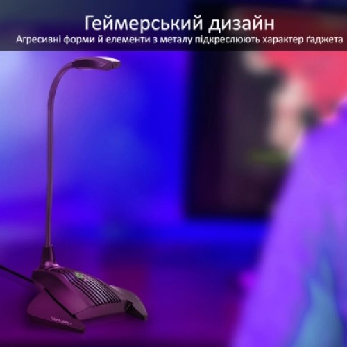 Микрофон Vertux VertuMic-1 LED USB Black (vertumic-1.black)