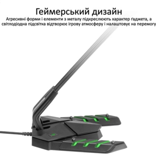 Микрофон Vertux Streamer-3 LED USB Black (streamer-3.black)