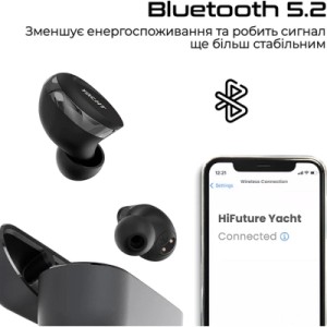 Навушники HiFuture Yacht Black/Gold (yacht.blackgold)