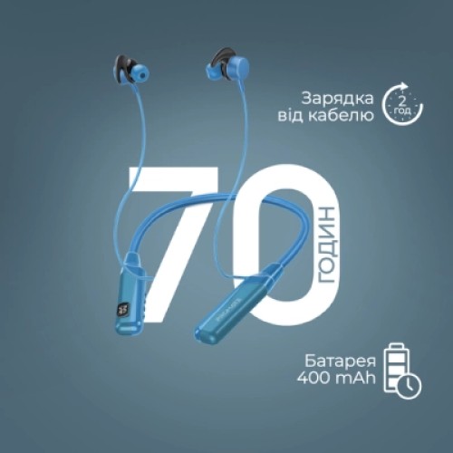 Наушники Promate Blend Blue (blend.blue)
