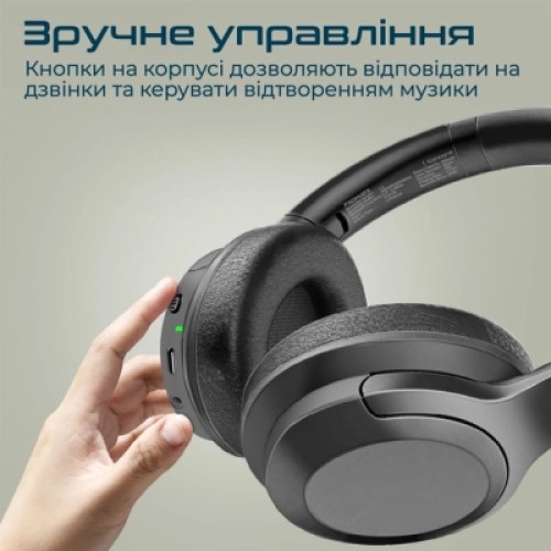 Наушники Promate Concord ANC Black (concord.black)