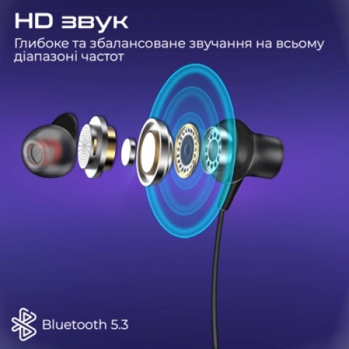 Наушники Promate Leap Black (leap.black)