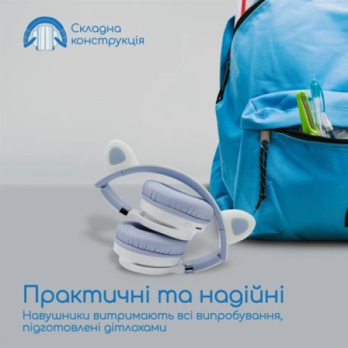 Наушники Promate Panda Lilac (panda.lilac)