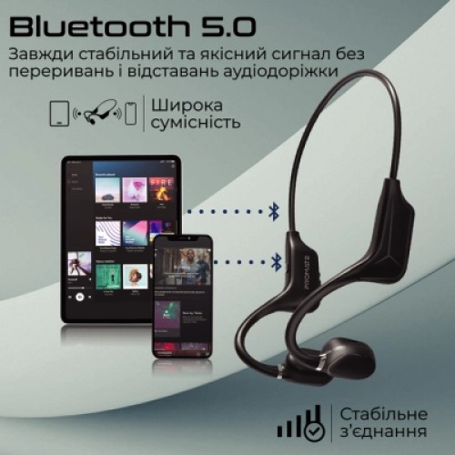 Наушники Promate Ripple Black (ripple.black)