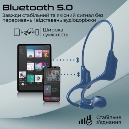 Наушники Promate Ripple Blue (ripple.blue)