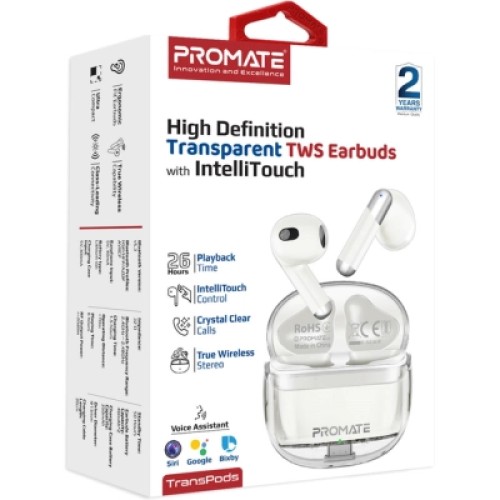 Наушники Promate TransPods White (transpods.white)