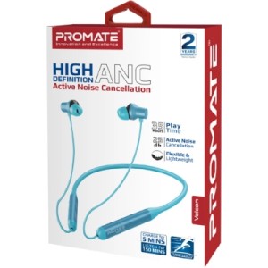 Наушники Promate ANC Velcon Blue (velcon.blue)