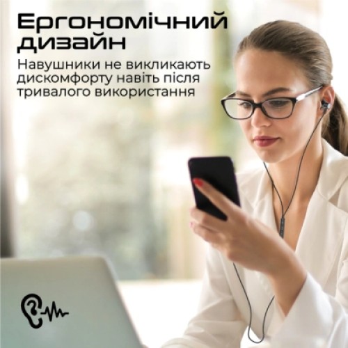 Наушники Promate Silken-C Black (silken-c.black)