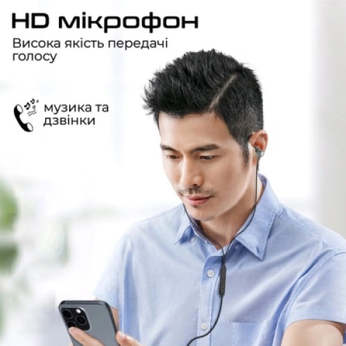 Наушники Promate Silken-C Grey (silken-c.grey)