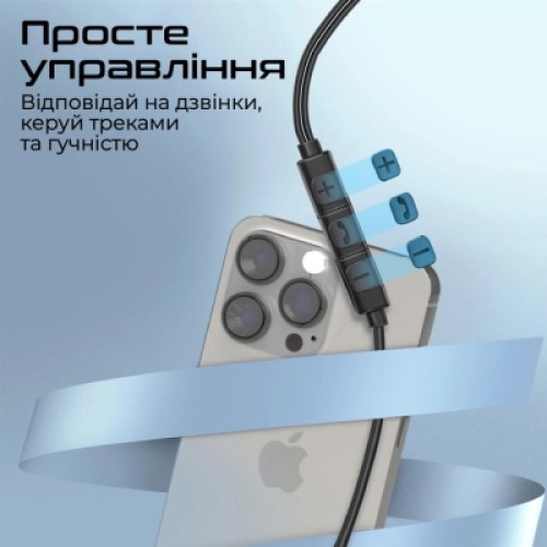 Наушники Promate Silken-C Grey (silken-c.grey)