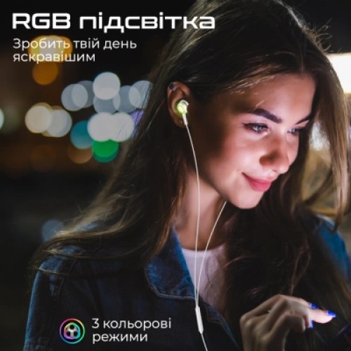 Наушники Promate LumiBuds-C Silver (lumibuds-c.silver)