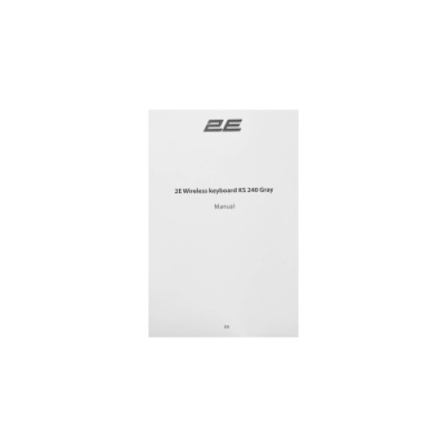 Клавиатура 2E KS240 Wireless USB/Bluetooth UA Grey (2E-KS240WG_UA)