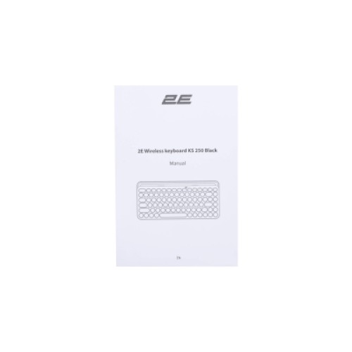Клавиатура 2E KS250 Wireless USB/Bluetooth UA Black (2E-KS250WBK_UA)