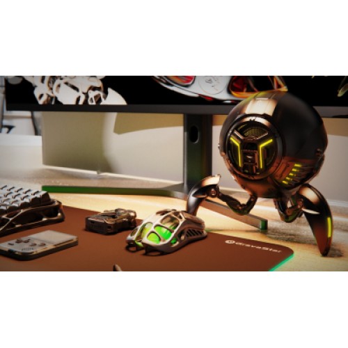 Мышка GravaStar Mercury M1 Pro magnesium alloy body BT/WL/USB-A RGB Gunmetal Gray (GRAVASTARM1PRO_GRY)