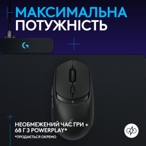 Мышка Logitech G309 Lightspeed Wireless/Bluetooth Black (910-007199)