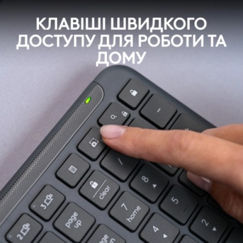 Клавиатура Logitech K950 Bluetooth/Wireless UA Graphite (920-012465)