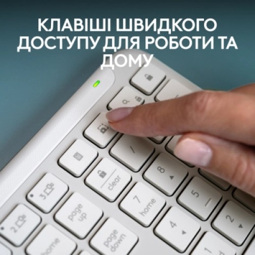 Клавиатура Logitech K950 Bluetooth/Wireless UA Off-White (920-012466)