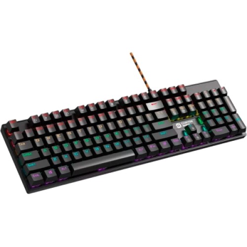 Клавиатура Canyon Deimos GK-4 Rainbow LED USB UA Black (CND-SKB4-US)