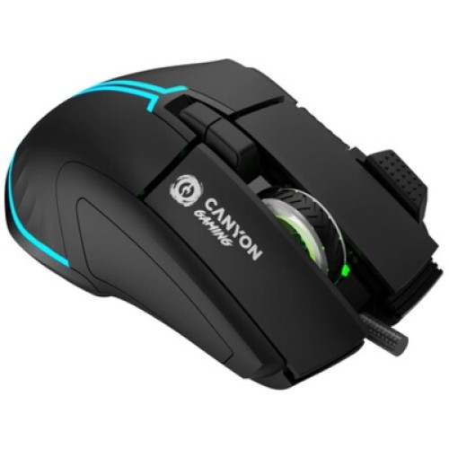 Мышка Canyon Fortnax GM-636 RGB USB Black (CND-SGM636B)