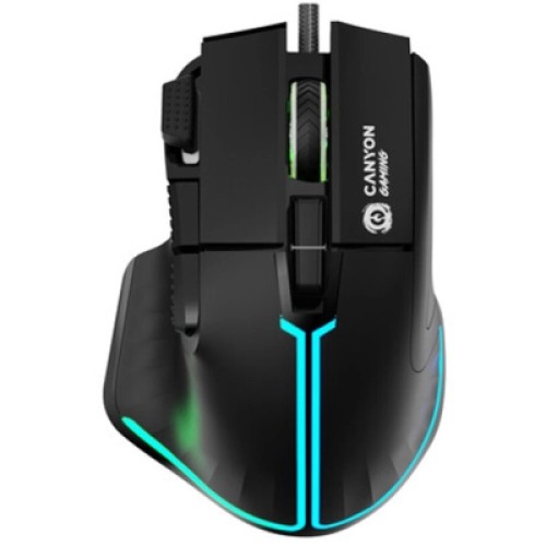 Мышка Canyon Fortnax GM-636 RGB USB Black (CND-SGM636B)