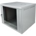 Шкаф настенный Eserver 9U 19" 600х600х503 (Ш*Г*В), сктекло, серая (ES-Е960G)