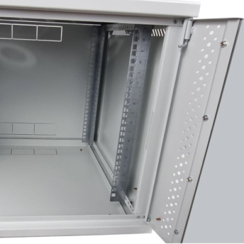 Шкаф настенный Eserver 9U 19" 600х600х503 (Ш*Г*В), сктекло, серая (ES-Е960G)