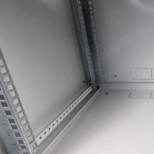 Шкаф настенный Eserver 9U 19" 600х600х503 (Ш*Г*В), сктекло, серая (ES-Е960G)