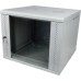 Шкаф настенный Eserver 9U 19" 600х600х503 (Ш*Г*В), сктекло, серая (ES-Е960G)