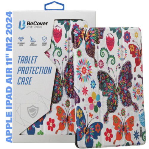 Чехол для планшета BeCover Smart Case Apple iPad Air 11" M2/M3 (2024/2025) Butterfly (711599)