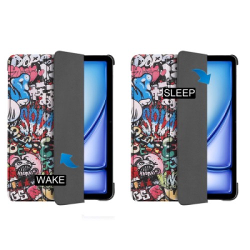 Чехол для планшета BeCover Smart Case Apple iPad Air 11" M2/M3 (2024/2025) Graffiti (711605)