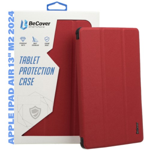 Чехол для планшета BeCover Smart Case Apple iPad Air 13" M2/M3 (2024/2025) Red Wine (711615)