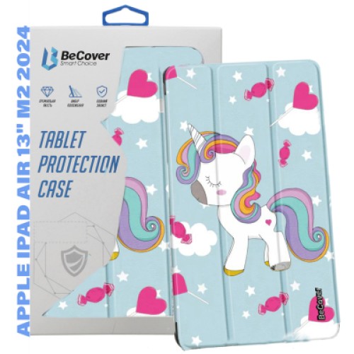 Чехол для планшета BeCover Smart Case Apple iPad Air 13" M2/M3 (2024/2025) Unicorn (711620)