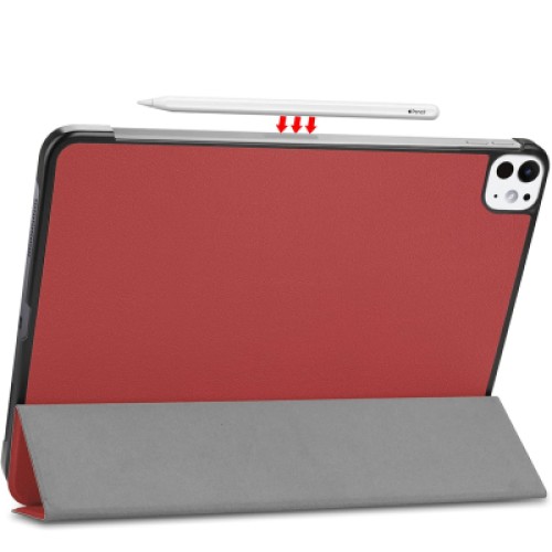 Чехол для планшета BeCover Smart Case Apple iPad Pro 13" M4 2024 Red Wine (711647)