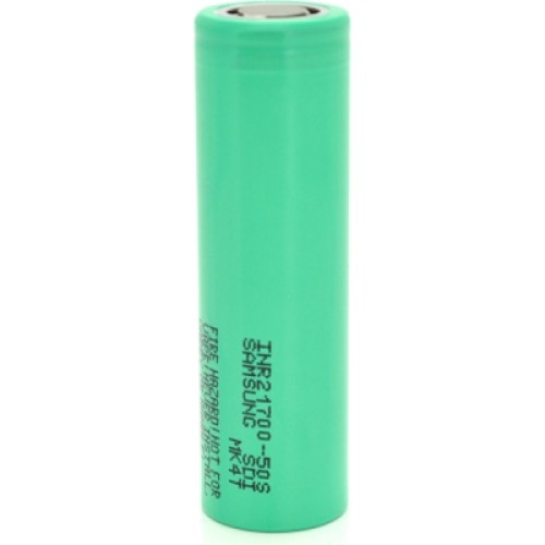 Аккумулятор 21700 5000mAh, 50A, 4.2/3.6/2.5V, Green Samsung (INR21700-50S / 32719)