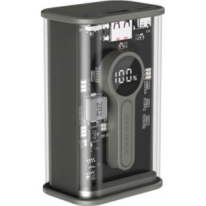 Батарея универсальная Gembird 9000mAh, QC3.0, Transparent (PB09-TQC3-01)