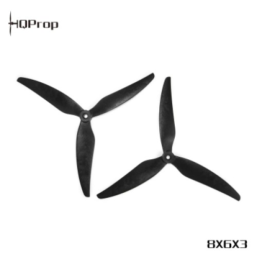 Пропеллер для дрона HQProp 8x6x3 2CW + 2CCW Black (MQ8X6X3B-GRN)