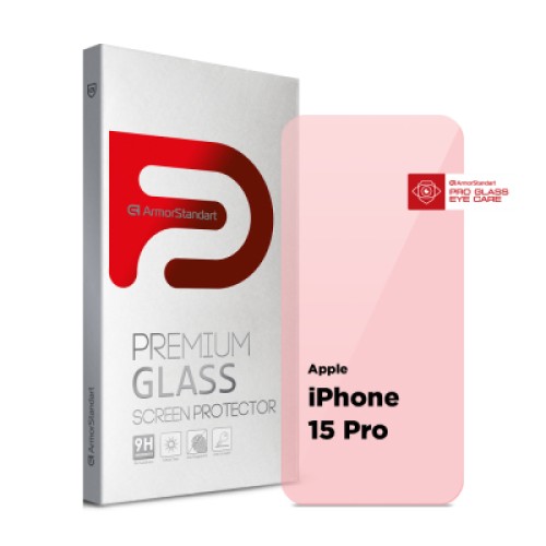 Стекло защитное Armorstandart Pro Eye Care Apple iPhone 15 Pro (ARM77671)