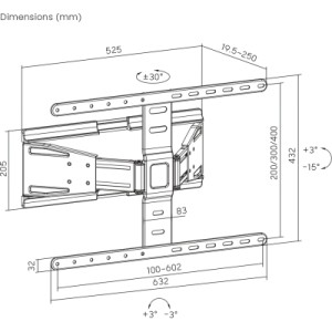 Кронштейн UniBracket Slim64