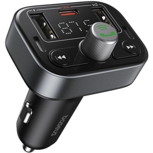 FM модулятор Baseus S-09 Lite Series Black (C10762300113-00)