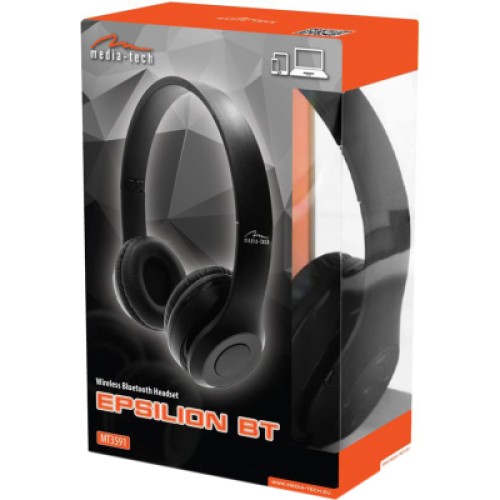 Наушники Media-Tech Epsilion Bluetooth Black (MT3591)