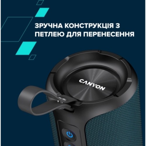Акустическая система Canyon OnMove 15 EQ TWS IPX6 Dark Blue (CNE-CBTSP15BK)
