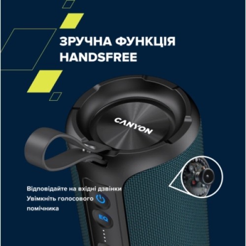 Акустическая система Canyon OnMove 15 EQ TWS IPX6 Dark Blue (CNE-CBTSP15BK)