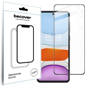 Стекло защитное BeCover Oppo A60 Black (711666)