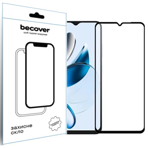 Стекло защитное BeCover Oscal Tiger 10 6.6" Black (711578)