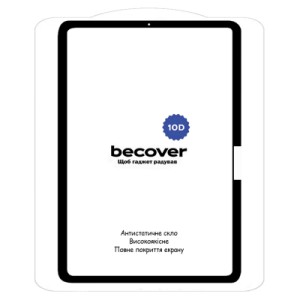 Скло захисне BeCover 10D Apple iPad Pro 11" M4 2024 Black (711677)