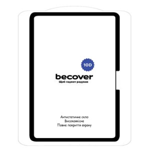 Скло захисне BeCover 10D Apple iPad Pro 13" M4 2024 Black (711678)